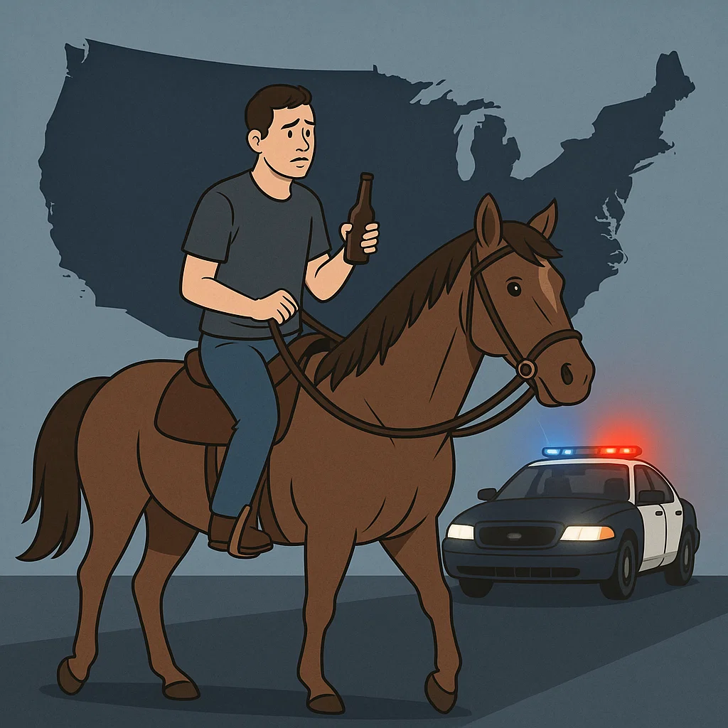 Can You Get a DUI on a Horse? : State Law Comparison Can You Get a DUI on a Horse? : State Law Comparison
