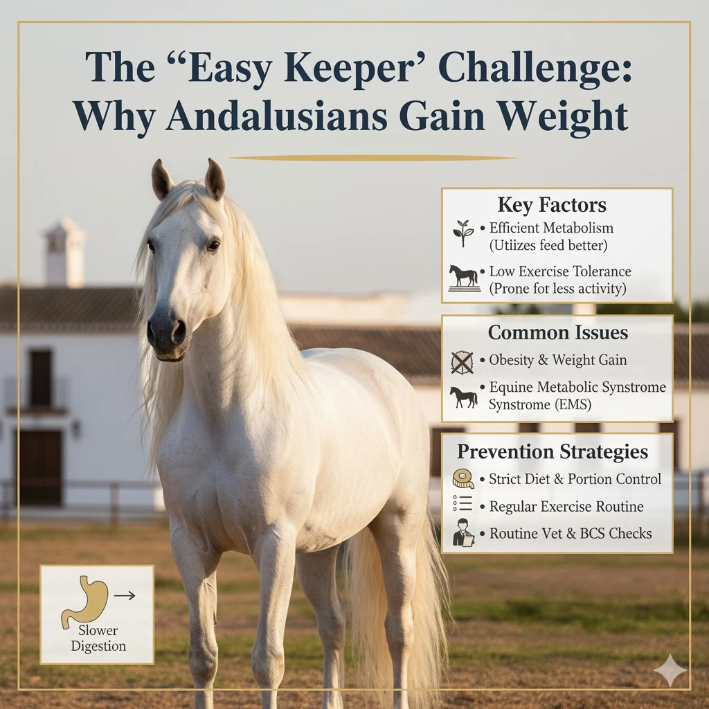 The Easy Keeper Challenge Why Andalusians Gain Weight The Easy Keeper Challenge Why Andalusians Gain Weight